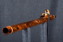 Walnut Burl Native American Flute, Minor, Mid G-4, #T9F (5)